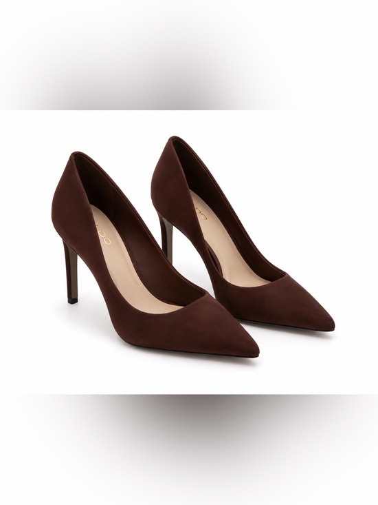Aldo Shoes - ALDO Women's Brown Pointed-Toe Pumps